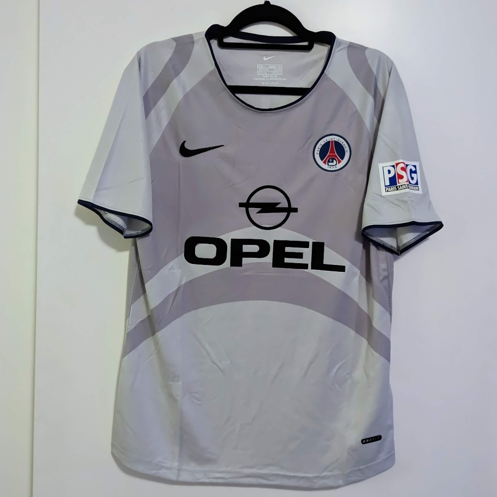PSG Paris Saint Germain Ronaldinho #21 Retro Jersey 2001 Away Gray